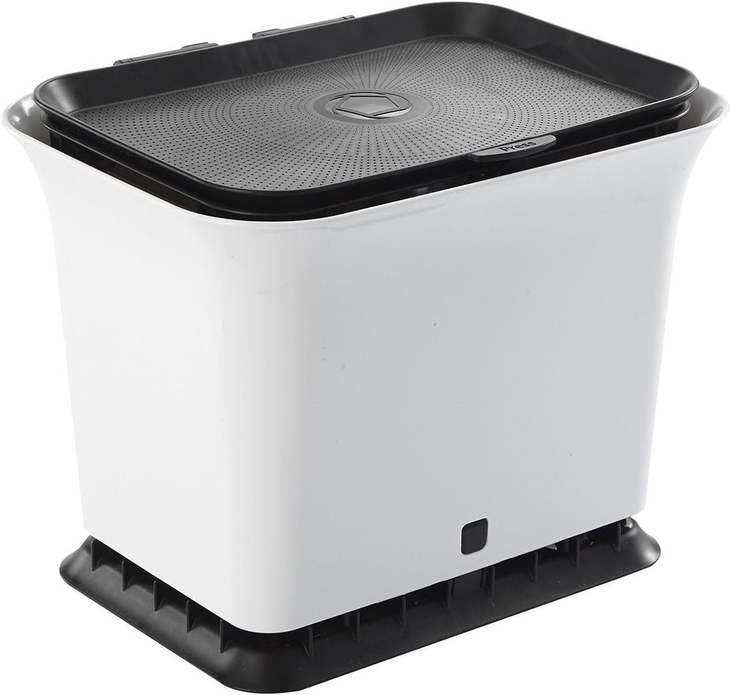 Fresh Air Kitchen Compost Collector – 1.5 Gallon, Odor-Reducing Design with Compostable Bags, Recycled Materials