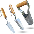 Garden Planting Set - Includes Classic Trowel, Transplanter, Bulb Planter